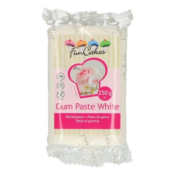 FunCakes Gum Paste Weiß -250 g-